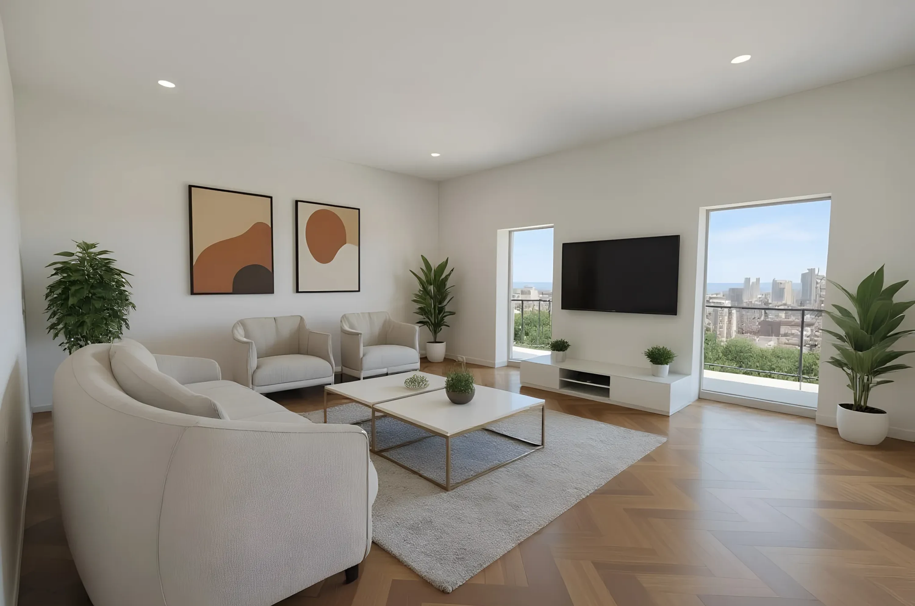 Render from floor plan example 4 after