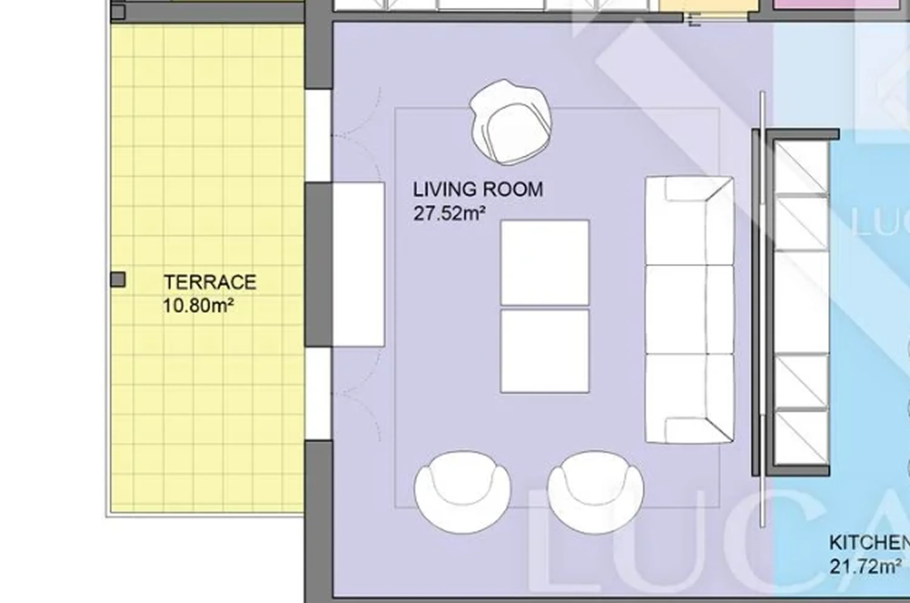 Render from floor plan example 4 before