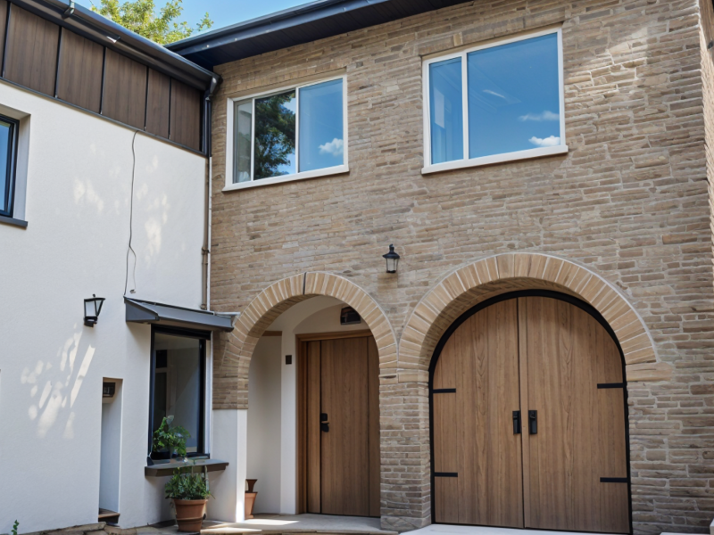 House exterior after render