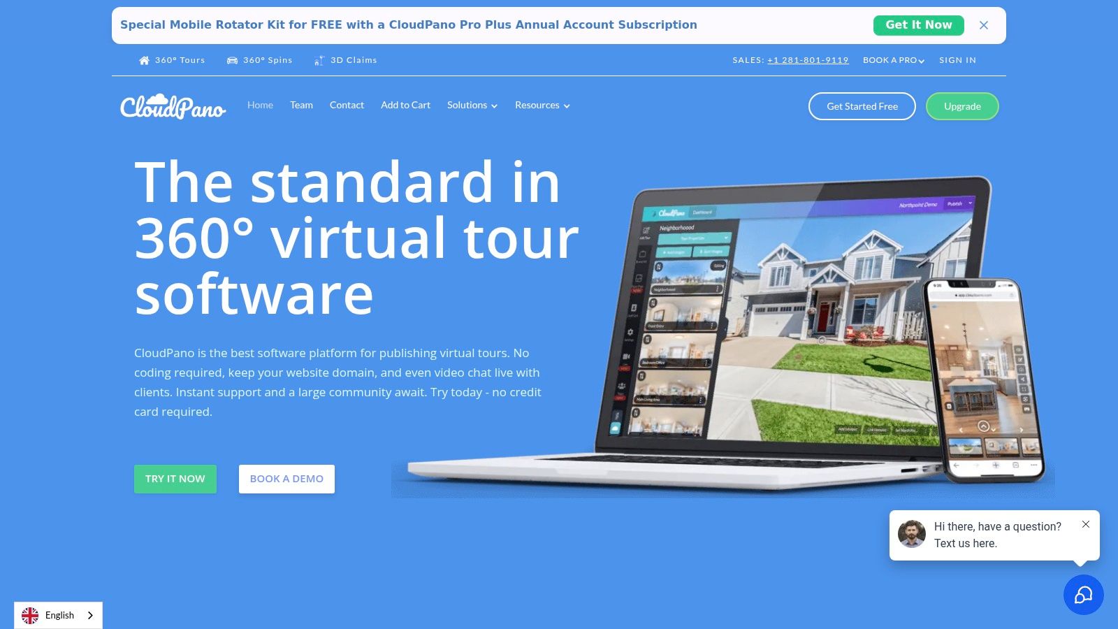 Plataforma de tours virtuales CloudPano