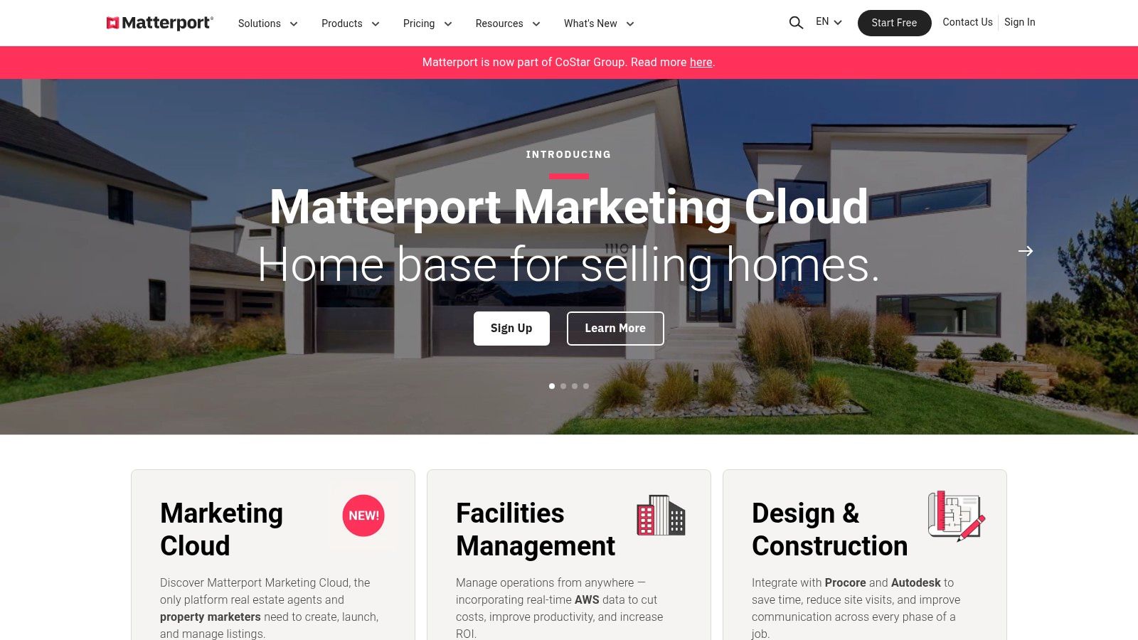 Plataforma de tours virtuales 3D Matterport