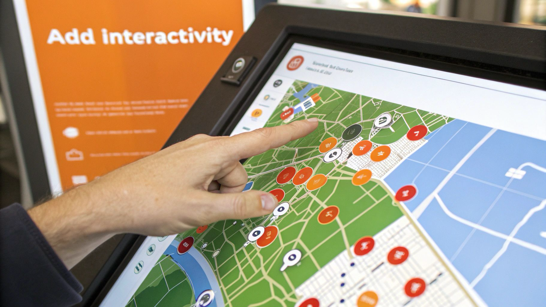 Interactive elements in virtual tours