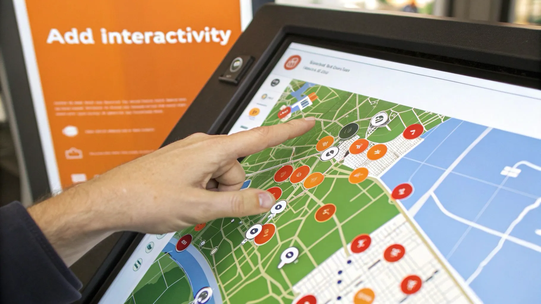 Interactive elements in virtual tours