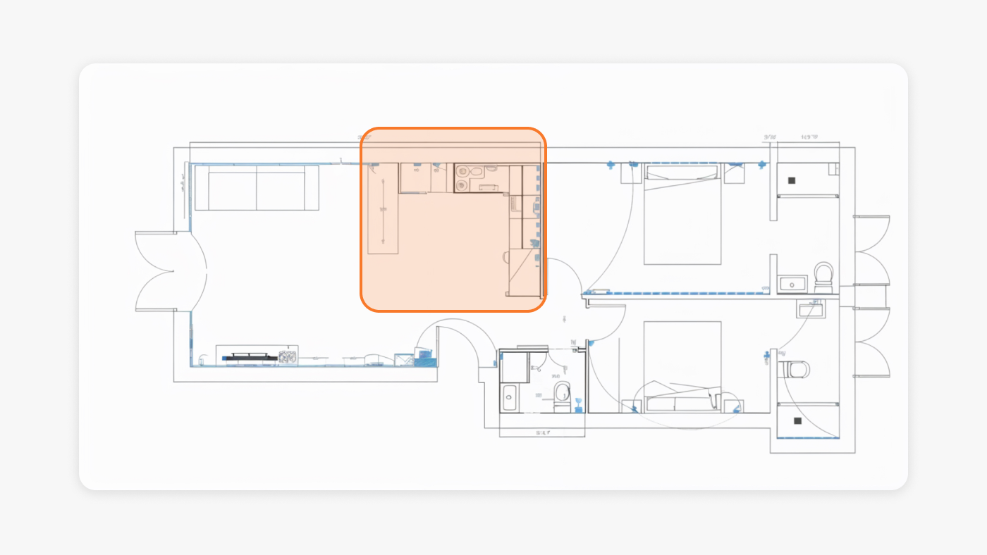 Before floor plan render