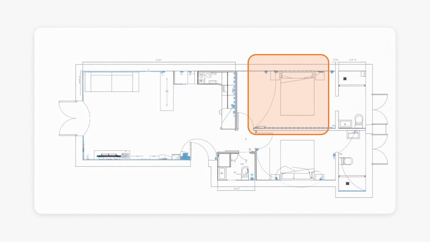 Before floor plan render