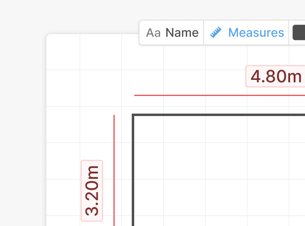 Show Floor Plan Measures – Software Screenshot