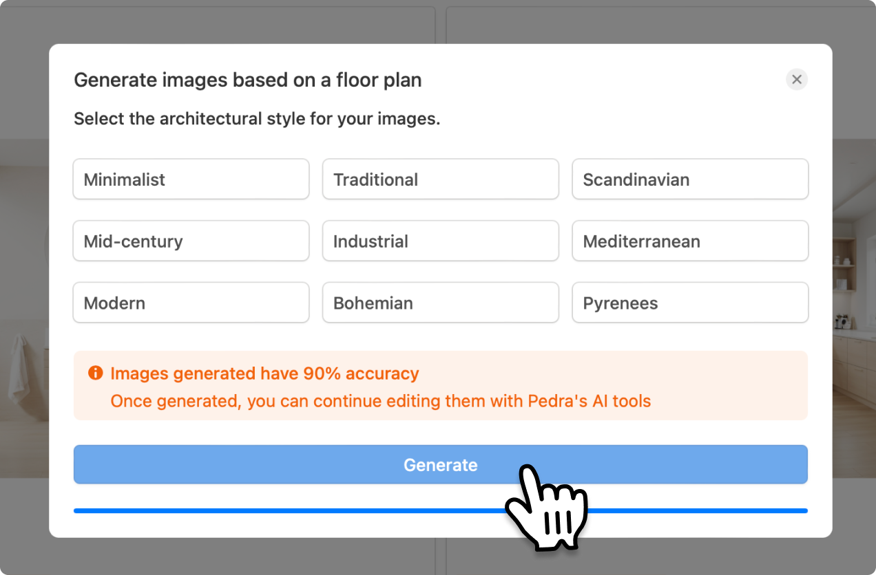 How to choose options for floor plan rendering – Infographic