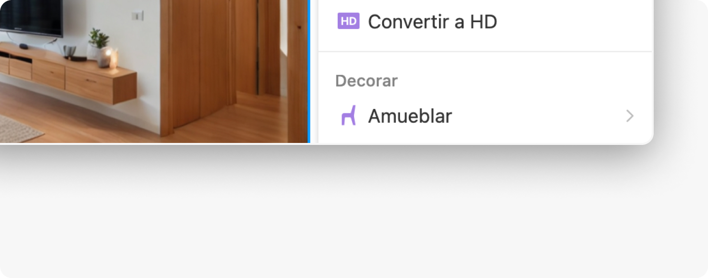 Cómo usar la herramienta de amueblar para amueblar virtualmente – Captura del software Pedra