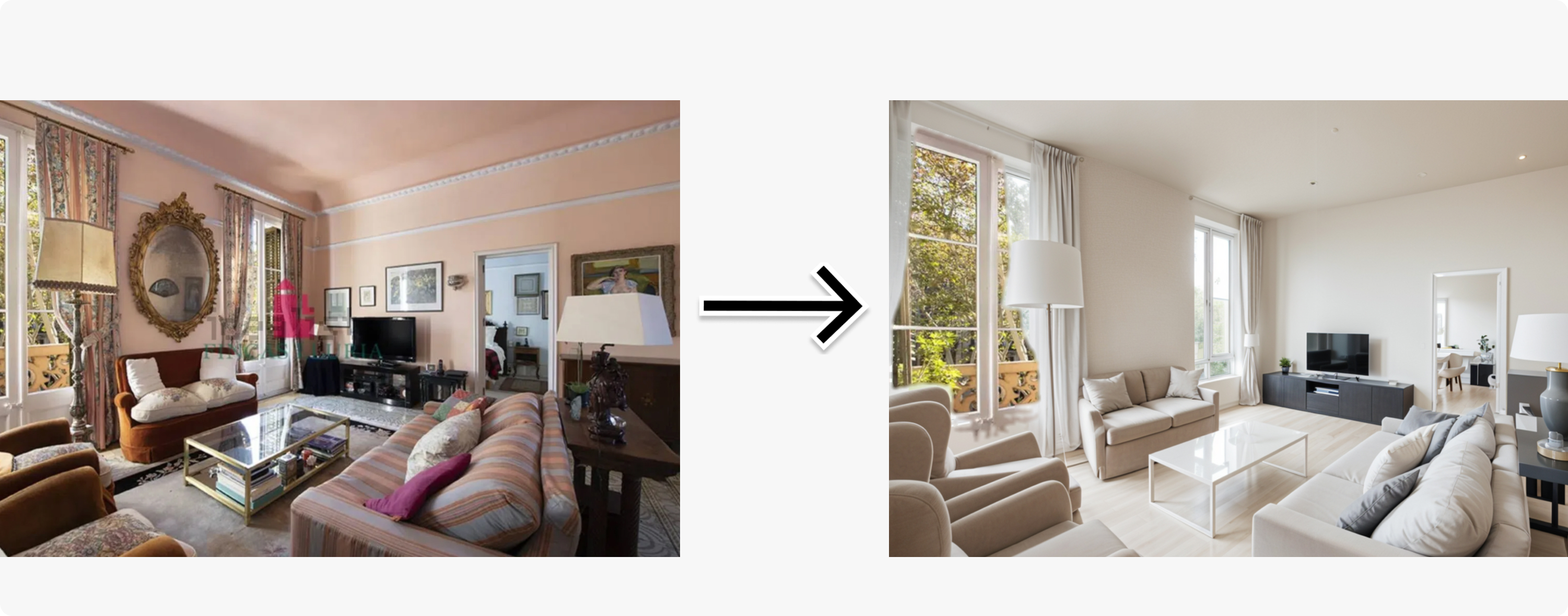 Comment créer un home staging virtuel de salon – Exemples